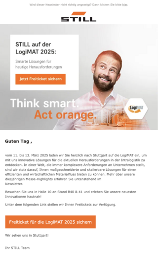 STILL Newsletter: Ausgabe 01 - 2025